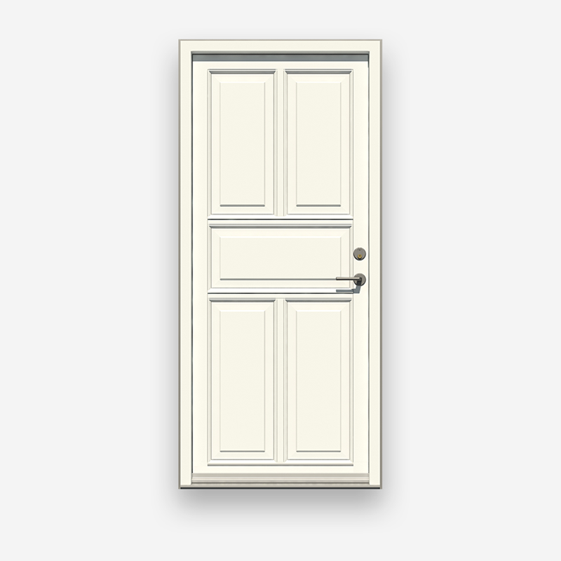 Panelled Entrance Doors at Minimal Frame Projects