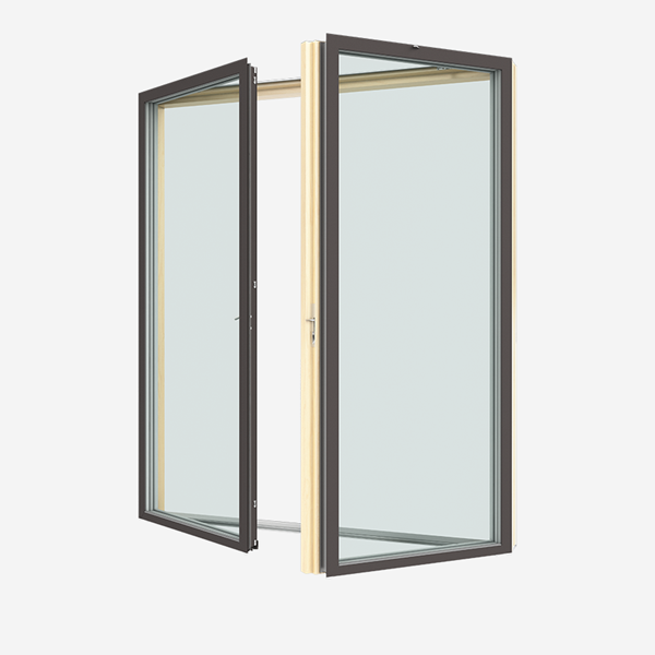 VELFAC Double Casement French Door at Minimal Frame Projects