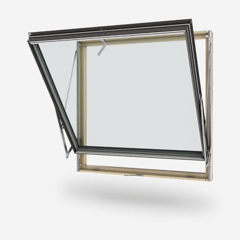 Top-Hung Reversible Windows at Minimal Frame Projects