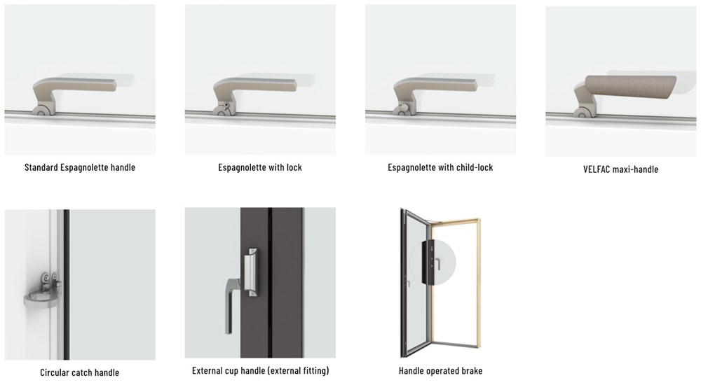 VELFAC Handle Options at Minimal Frame Projects