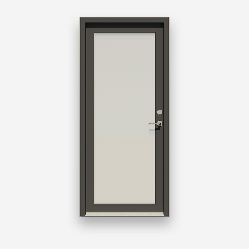 Glazed Entrance Doors at Minimal Frame Projects