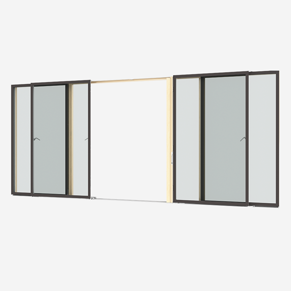 VELFAC Double Sliding Door at Minimal Frame Projects