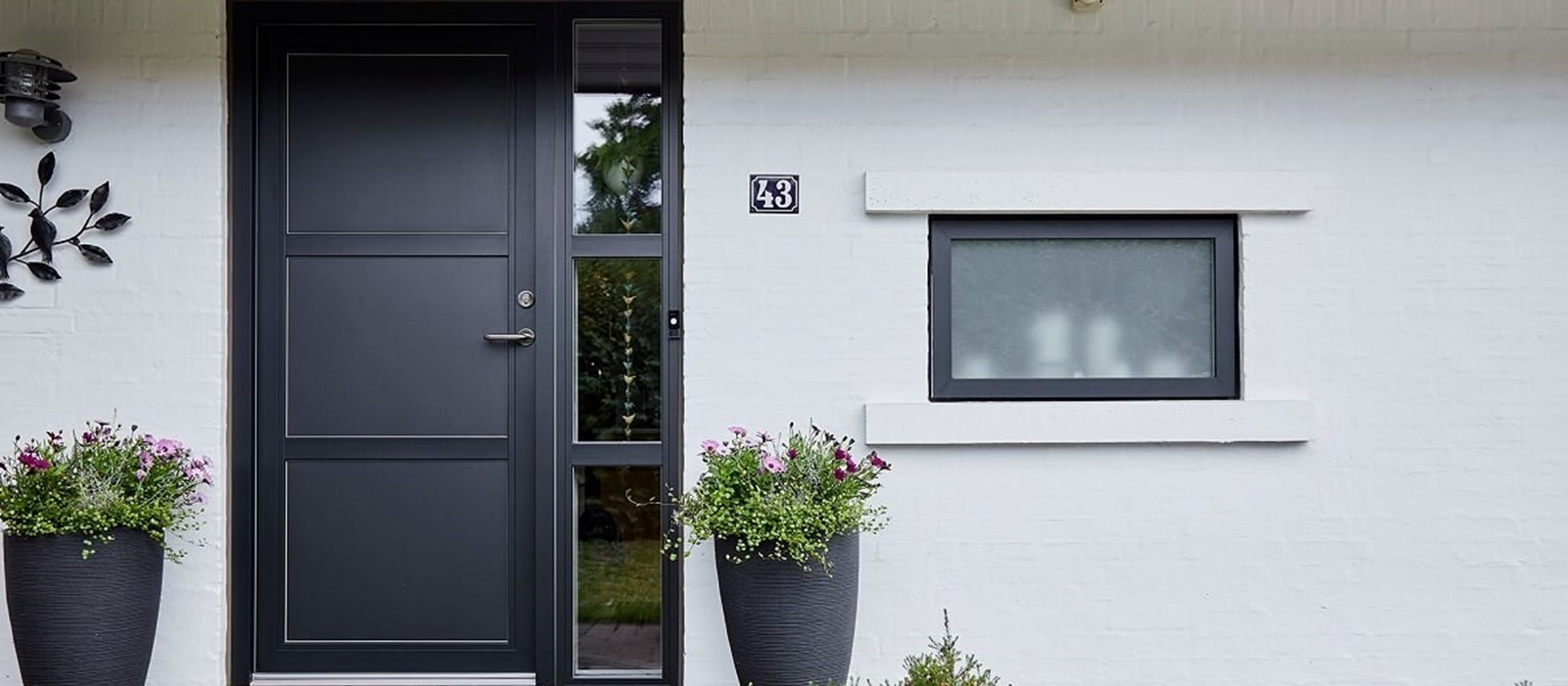 Panelled Entrance Doors at Minimal Frame Projects