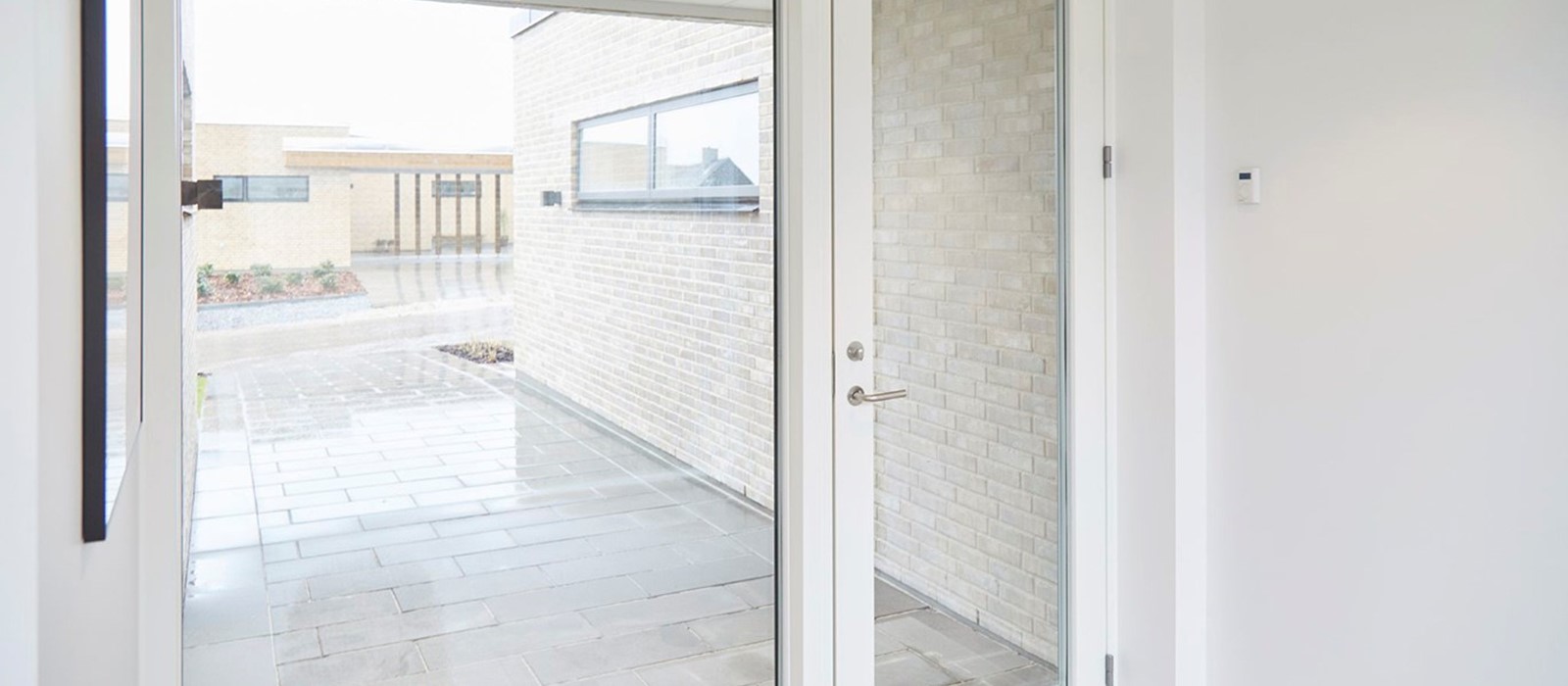 Glazed Entrance Doors at Minimal Frame Projects